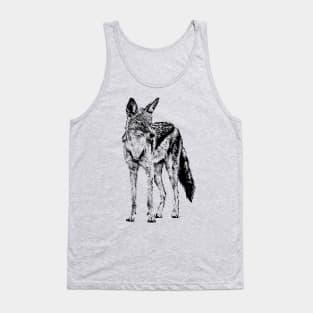 Black-backed Jackal for African Wildlife Fans Tank Top